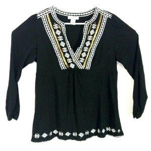 Adobe Star Embroidered Top Shirt XL J2002